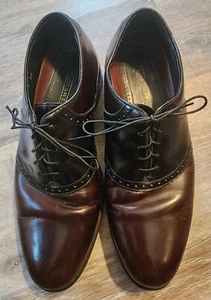 FLORSHEIM 20392 Balmoral EF 03 HERREN LONGWING KLEID SCHUHE GRÖSSE 10 braun/schwarz - Bild 1 von 11