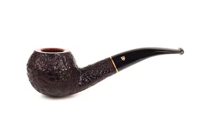 Pfeife Pipe SAVINELLI roma 673 6/9mm Bent Rhodesian Rusticada Borgoña - Imagen 1 de 3