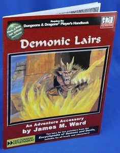Dungeons & Dragons Fast Forward Entertainment Demonic Lairs d20 D&D RPG - Imagen 1 de 5