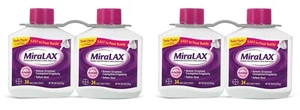 2 PACK - Miralax Powder Laxative 68 Doses, 20.4OZ X 2 - Picture 1 of 4