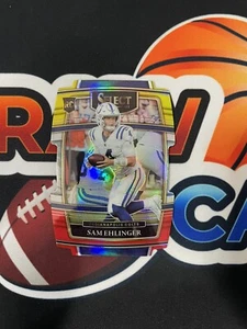 2021 Select Sam Ehlinger Red & Yellow Prizm Die Cut Concourse Rookie #99 RC - Bild 1 von 2
