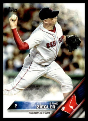 2016 Topps Update Brad Ziegler   US127 Boston Red Sox - Image 1 of 2