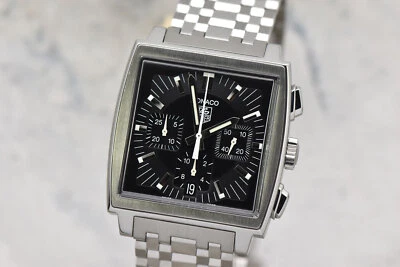 Reloj cronógrafo automático de acero inoxidable TAG Heuer Monaco para hombre CW2111.BA0780 Foto 1 de 4