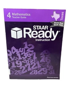 STAAR Ready Instruction -Mathematics 4 - Teacher Guide - Texas Edition Book - Picture 1 of 4