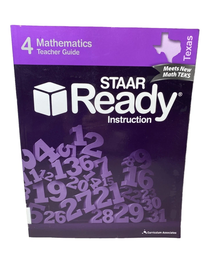 STAAR Ready Instruction -Mathematics 4 - Teacher Guide - Texas Edition Book - Image 1 of 4