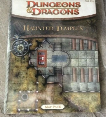 Haunted Temples Map Pack : A 4th Edition Dungeons and Dragons Accessory by... - Image 1 of 2