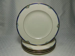 Set of 4 Mikasa Imperial Rose Dinner Plates LAN04, Ivory China - Picture 1 of 7