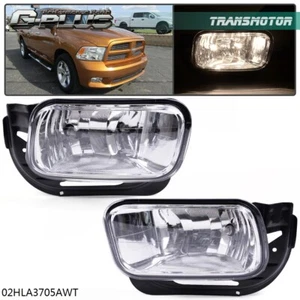 2pcs Fit For 10-18 Dodge Ram 2500 3500/2009-2012 Ram 1500 Bumper Fog Lights Lamp - Picture 1 of 11