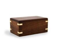 Cremation Urn for Pet Cats Dogs Keepsake Ashes Burial Memorials Wood Funeral Box