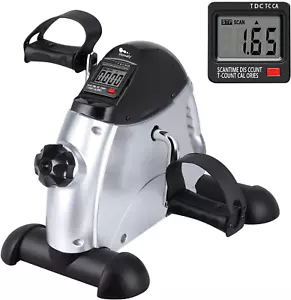 Mini Esercitatore Bici Pedale Esercizio Gambe e Braccia con Display LCD Sotto Scrivania Home Fitness - Foto 1 di 7