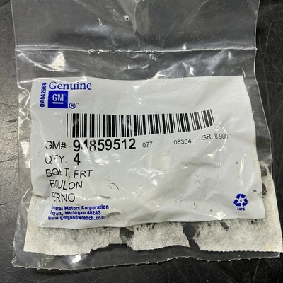 Novo NOS GM 94859512 Parafuso de Faixa de Janela da Porta Frontal Pontiac Vibe 2005-08 - B20-47 - Imagem 1 de 3