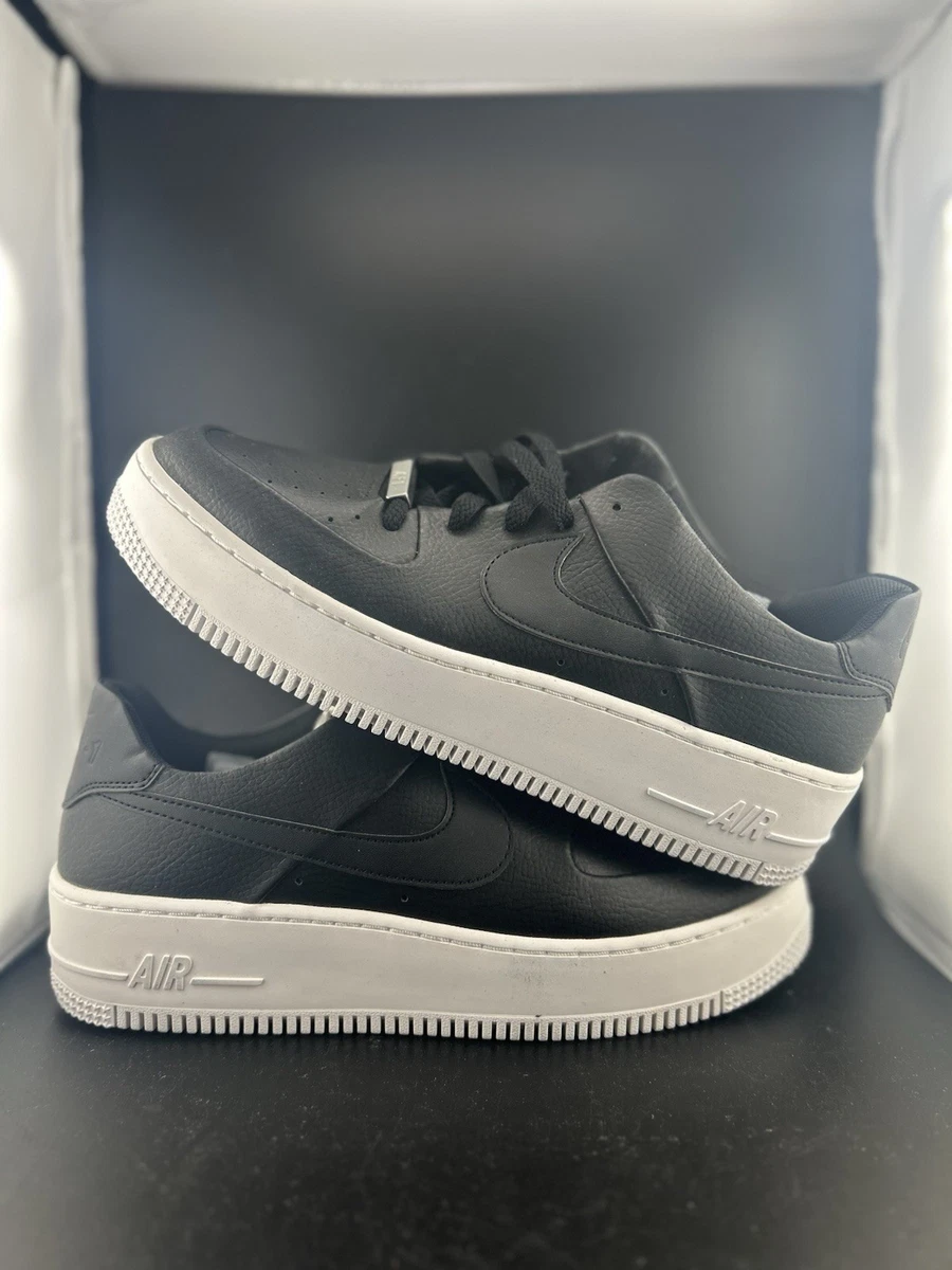 Nike Air Force 1 Sage Low Black W for sale | eBay