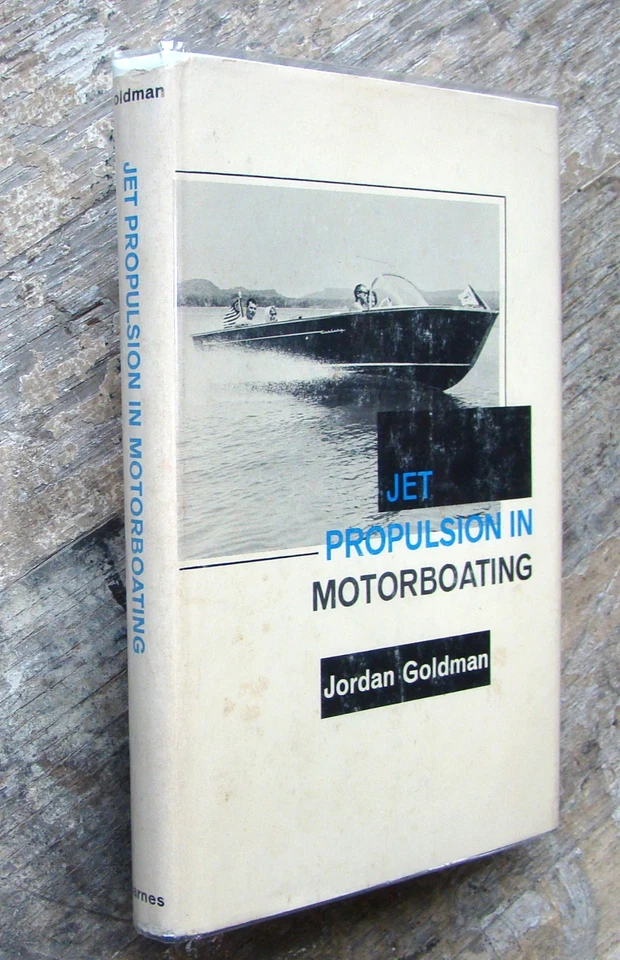 Jet Propulsion In Motorboating  ~1965 HC~  Jordan Goldman Hydrofoil Illust RARE - Image 1 of 4