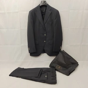 Abito uomo completo giacca pantalone Brando taglia 48 100% lana grigio - Picture 1 of 7