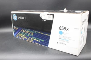 Genuine HP 659X Cyan High-yield Toner Cartridge Sealed Damage box - Picture 1 of 6
