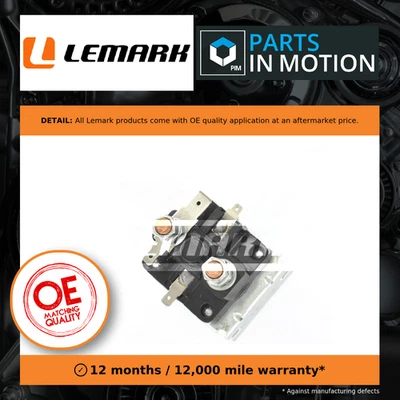 Starter Solenoid fits VAUXHALL CAVALIER Mk1 1.3 75 to 81 Ignition Lemark Quality - Image 1 of 4