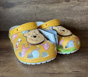 Zuecos clásicos Disney X Crocs Winnie The Pooh felpa amarilla talla W9/M7 envío rápido - Imagen 1 de 8