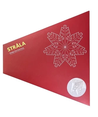 Ikea STRALA Star Light Pendant / Table Lamp Shade, Snowflake White 19" - NEW - Image 1 of 2