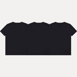 Pair of Thieves 3pk Men’s Cotton Crewneck Undershirt - Black S (NEW) - Picture 1 of 12