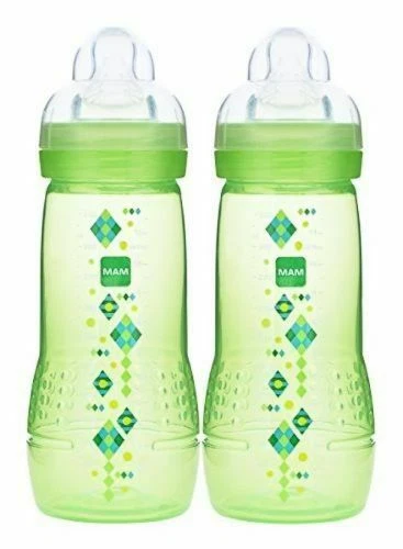 MAM Baby Bottle Unisex 11 Ounces 2-count T1