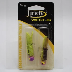 Lindy Watsit Spin LWGJ597 Chartreuse Purple Size 1/4oz - Picture 1 of 3