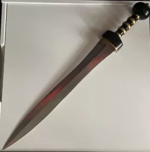 Gladiator Roman Gladius Sword Hand, With Leather Sheath - Picture 1 of 12