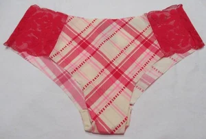 Pink by Victoria's Secret Panty Underwear NO-SHOW LACE TRIM CHEEKSTER Size Large - Picture 1 of 17