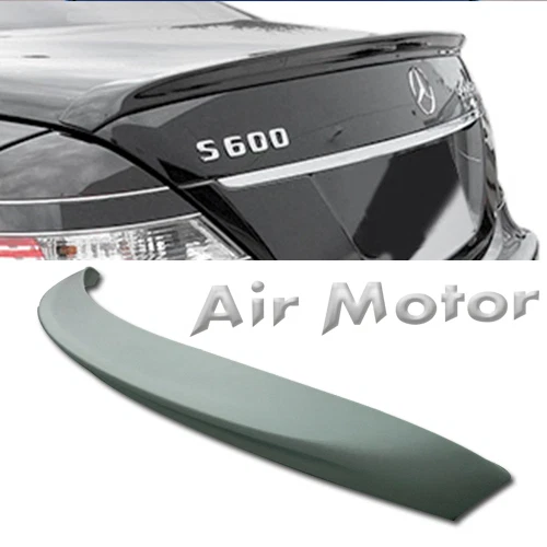 Unpainted Mercedes Benz S-class W221 Sedan 4DR A Boot Trunk Spoiler Wing - Изображение 1 из 1