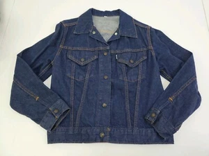 Raw LEVI'S original vintage denim jacket size L - Women's Levi's for Gals - Picture 1 of 11