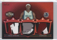 2007-08 Topps Triple Threads Triple Relic /18 Josh Howard #TTR-72