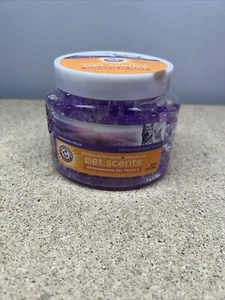 Arm & Hammer Air Care Pet Scents Deodorizing Gel Beads in Lavender Fields 12 Oz - Picture 1 of 3