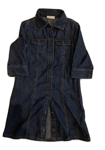 Crazy 8 Little Youth Girl Blue Denim Jean Dress Size 6 EUC - Picture 1 of 3