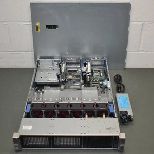 HP ProLiant Server DL380 Gen9, (2) Xeon E5-2620 v3, (4) 16GB PC4-2133P-RB1-11 - Picture 1 of 18