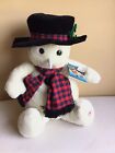 1997 Target Exclusive Snowden Christmas Snowman Black Top Hat Plush Toy 21 Tall