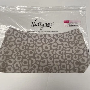 Thirty-One Fitted Purse  Skirt - Say It Taupe- (skirt only) - Picture 1 of 3