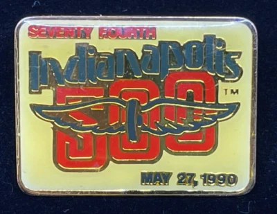 Vintage 1990 Indy 500 Enamel Pin Indianapolis Motor Speedway Racing - Image 1 of 4