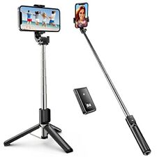 ATUMTEK 1m Selfie Stick Tripod, Extendable Bluetooth Selfie Stick with Wireless