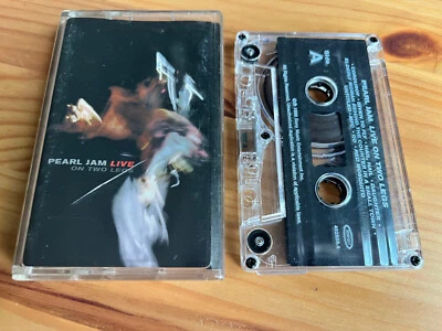 Pearl Jam Live on Two Legs Live Album Cassette Tape (Epic 1998) Thailand Release - Image 1 of 3