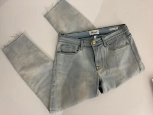 Frame Jeans Le Garcon Crop, Größe 27, Raw Hem, Light Wash, 10" Rise Neu ohne Etikett - Bild 1 von 9