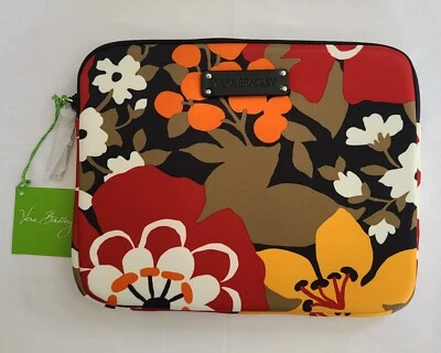 Vera Bradley Bittersweet Neoprene Tablet eReader Sleeve 10x8 Padded Zipper N02 - Image 1 of 4
