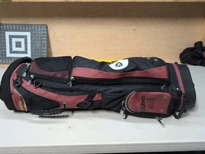 Rare & VINTAGE Official Wilson NFL Golf Bag - Football Material - Picture 1 of 7