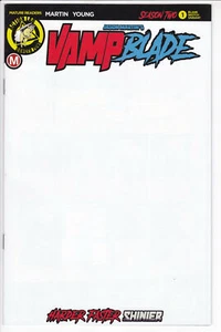 VAMPBLADE SEASON TWO #1 BLANK SKETCH VARIANT 2 ACTION LAB MARTIN YOUNG - Picture 1 of 2