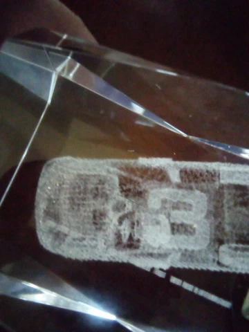 Dale Earnhardt  Etched Crystal Glass #3 Car paperweight GOD NEEDED A DRIVER Cover