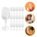 20pcs Miniature Wine Glasses for Dollhouse Decoration