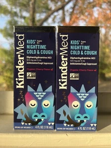 KinderMed Kids’ Nighttime Cold & Cough, Organic Cherry Flavor, Exp 03/2026 - Picture 1 of 3