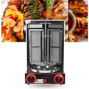 Food Machine Grill Shawarma Kebab Machine Vertical Rotating Rotisserie Oven Top - Picture 1 of 17