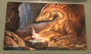 Alfombra de juego exclusiva GenCon 2022 - dragón de Aaron Miller artista Magic Magic Magic sin firmar - Imagen 1 de 6
