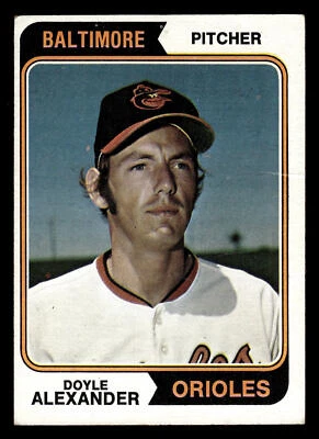 1974 Topps Doyle Alexander #282 - Image 1 of 2