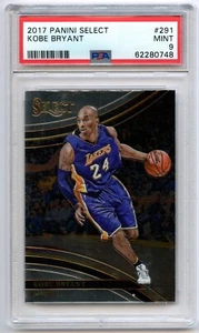 2017-18 Panini Select Kobe Bryant Courtside Base SP #291 PSA 9 Mint LA Lakers - Picture 1 of 2
