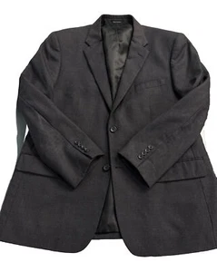 Joseph & Feiss Dark Gray 2-button mens blazer 44R Wool/Polyester - Picture 1 of 12
